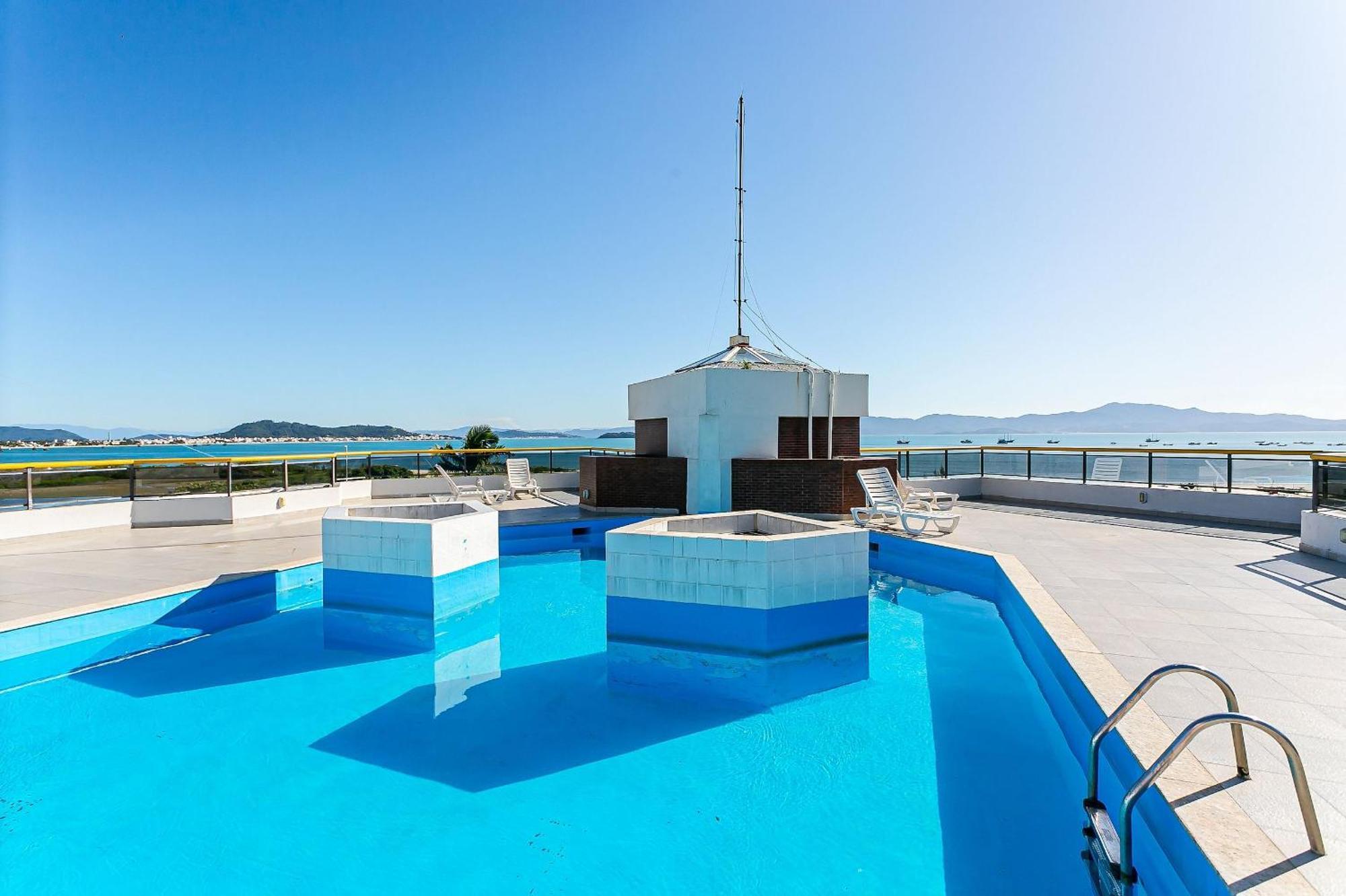 Apto Com Varanda E Vista Mar Em Floripa | Gvm133 Florianópolis Exterior foto